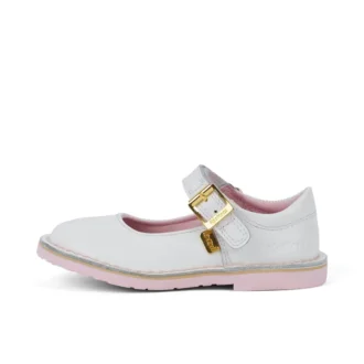 Adlar MJ de cuero blanco unisex para bebés