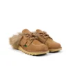 Adulto Unisex Kick Mule con pelo Mains color tostado