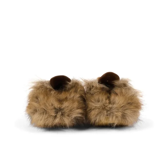 Adulto Unisex Kick Mule con pelo Mains color tostado