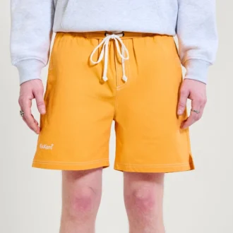 Bañador corto Kickers para hombre adulto, color naranja