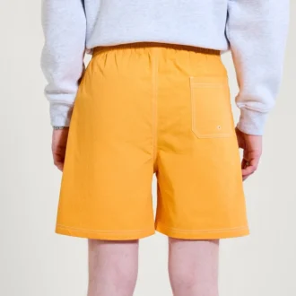 Bañador corto Kickers para hombre adulto, color naranja