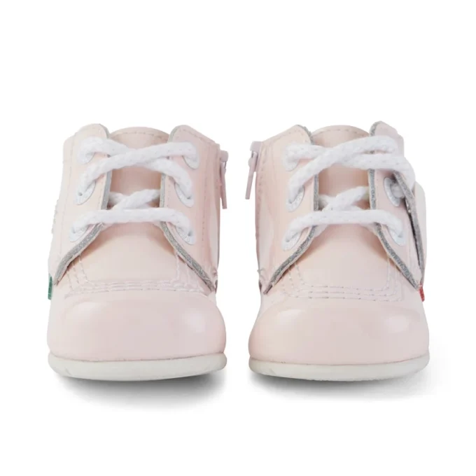 Baby Kick Hi de charol rosa claro
