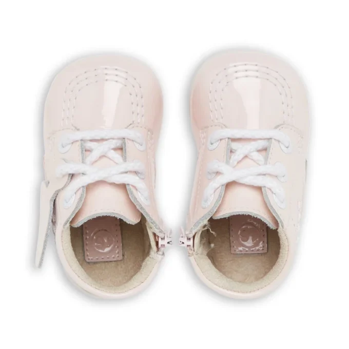 Baby Kick Hi de charol rosa claro