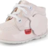 Baby Kick Hi de charol rosa claro