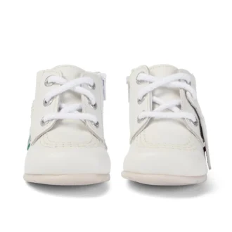 Baby Kick Hi de cuero blanco