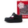 Baby Kick T Glitter Textile Negro