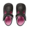 Baby Kick T Glitter Textile Negro