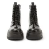 Bota Kade unisex para adulto, charol negro