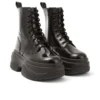 Bota Kade unisex para adulto, charol negro