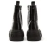 Bota Kade unisex para adulto, charol negro