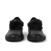Botas Adlar MJ de piel festoneada para niñas, en negro