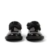 Botas Adlar T Bar Bow de charol para niñas, en negro