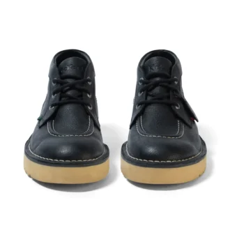 Botas Daltrey Chuk de piel unisex para adultos, color negro