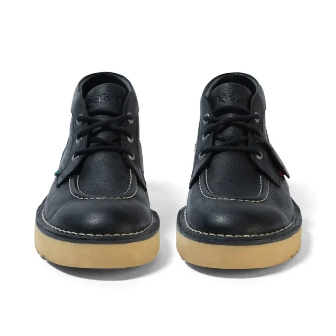 Botas Daltrey Chuk de piel unisex para adultos, color negro
