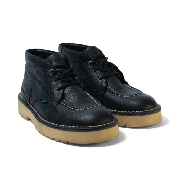Botas Daltrey Chuk de piel unisex para adultos, color negro