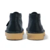 Botas Daltrey Chuk de piel unisex para adultos, color negro