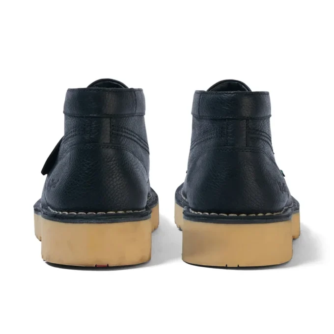 Botas Daltrey Chuk de piel unisex para adultos, color negro