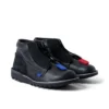 Botas de cuero ACW* Kick Hi unisex para adulto, color negro