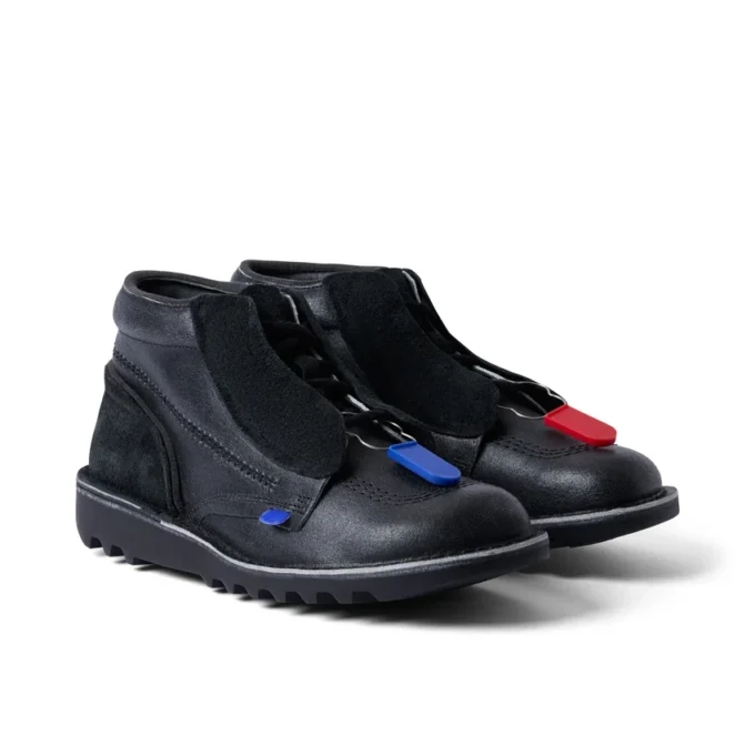 Botas de cuero ACW* Kick Hi unisex para adulto, color negro