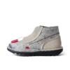 Botas de cuero ACW* Kick Hi unisex para adultos, color blanco