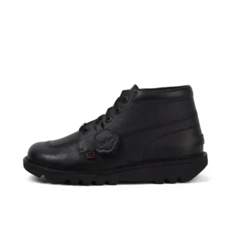 Botas de cuero Kick Hi Tab para hombre, color negro
