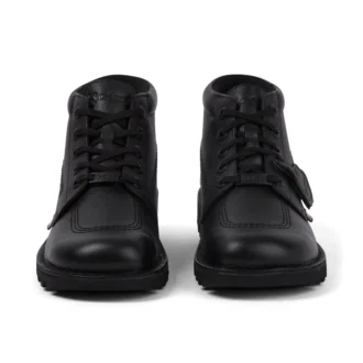 Botas de cuero Kick Hi Tab para hombre, color negro