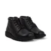 Botas de cuero Kick Hi Tab para hombre, color negro