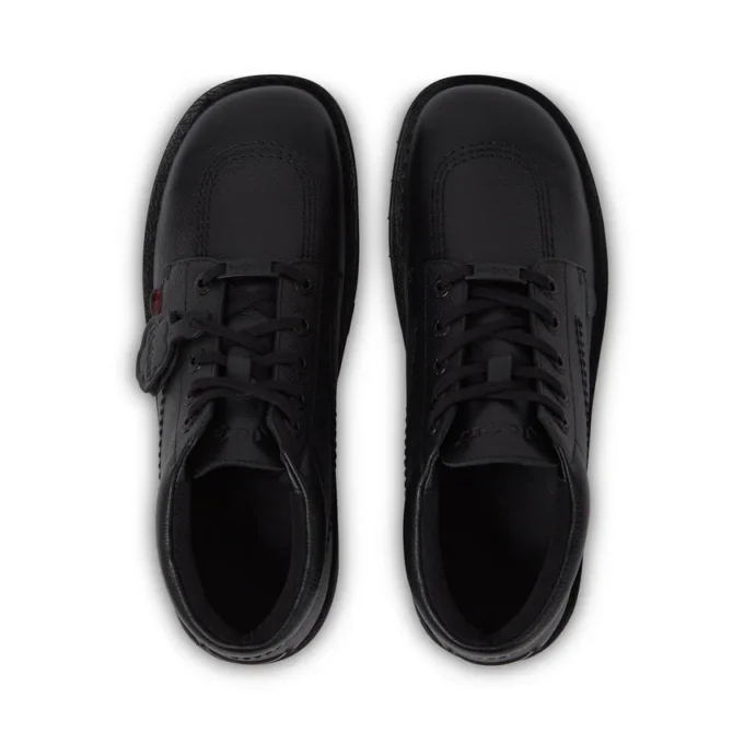 Botas de cuero Kick Hi Tab para hombre, color negro