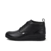 Botas de piel Troiko Hi para hombre joven, color negro