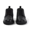 Botas de piel Troiko Hi para hombre joven, color negro