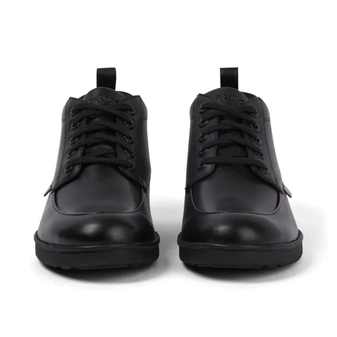 Botas de piel Troiko Hi para hombre joven, color negro