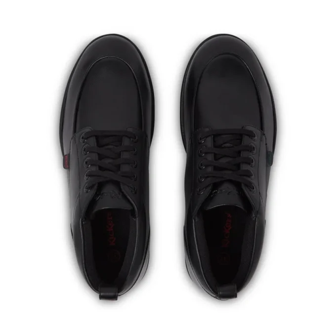 Botas de piel Troiko Hi para hombre joven, color negro