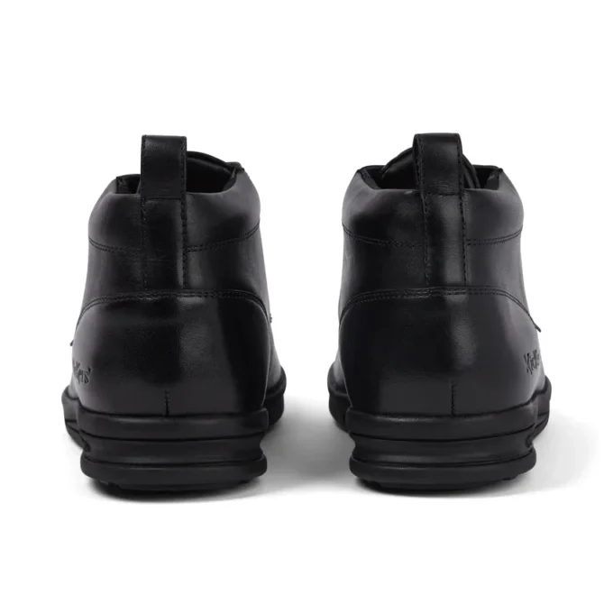 Botas de piel Troiko Hi para hombre joven, color negro