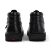 Botas Kick Hi Croc de cuero para adultos unisex, color negro