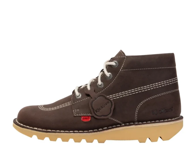 Botas Kick Hi de ante para adultos unisex, color marrón