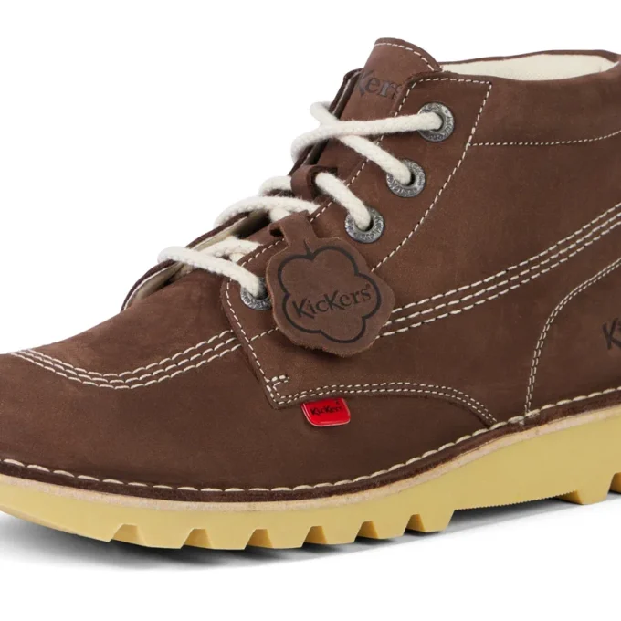 Botas Kick Hi de ante para adultos unisex, color marrón