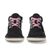 Botas Kick Hi de nubuck para niñas, color negro