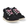 Botas Kick Hi de nubuck para niñas, color negro