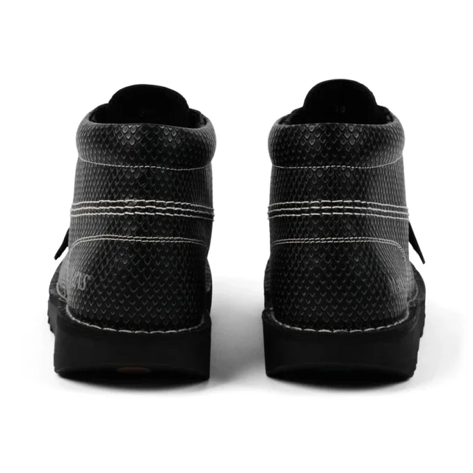 Botas Kick Hi de piel granulada para adultos unisex de Mains en gris
