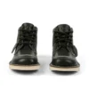 Botas Kick Hi de piel granulada para adultos unisex Mains verde oscuro