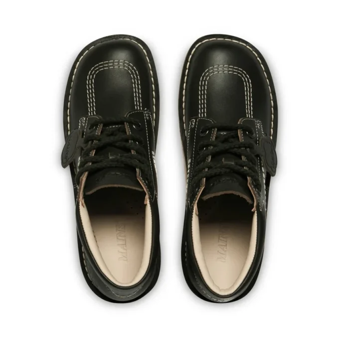 Botas Kick Hi de piel granulada para adultos unisex Mains verde oscuro