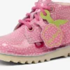 Botas Kick Hi Fruit de charol rosa unisex para bebés