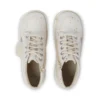 Botas Kick Hi Glitter para niños y niñas, blancas
