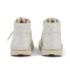 Botas Kick Hi Glitter para niños y niñas, blancas