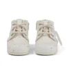 Botas Kick Hi Glitter unisex para bebé, blancas