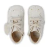 Botas Kick Hi Glitter unisex para bebé, blancas