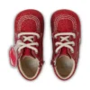 Botas Kick Hi Glitter unisex para bebé, rojas