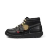 Botas Kick Hi Goldie unisex para adulto, color negro