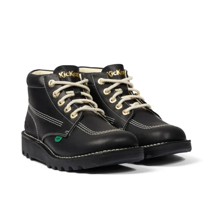 Botas Kick Hi Goldie unisex para adulto, color negro