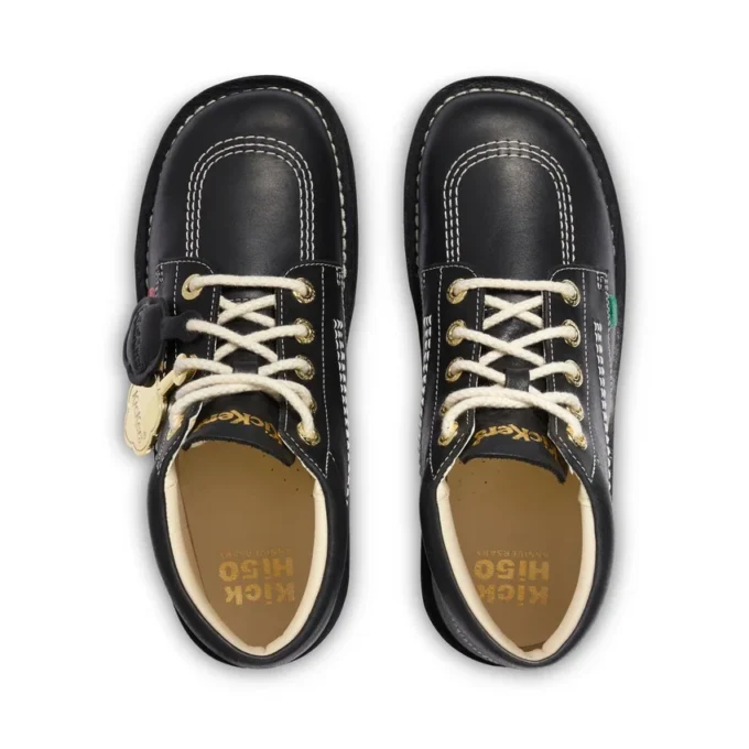 Botas Kick Hi Goldie unisex para adulto, color negro